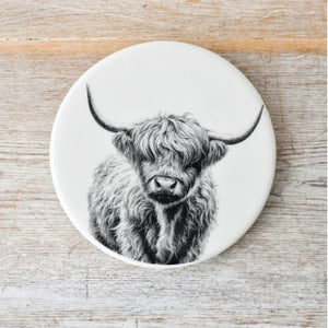 Highland Cow Coaster