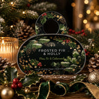 The English Soap Company - Christmas Tidings Frosted Fir and Holly Large Gift Soap