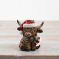 Highland Cow With Scarf