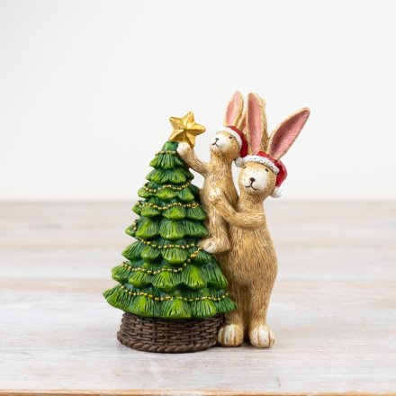 Jasper Bunny With Tree &  Bonnie The Baby