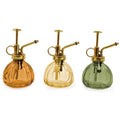 Glass Plant Mister - Amber, Golden & Green