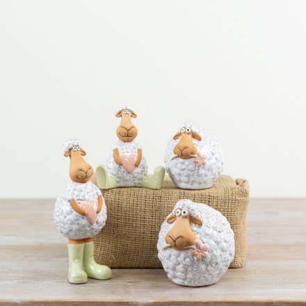 White Sheep Ornament - Large