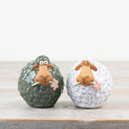 Green Sheep Ornament - Small