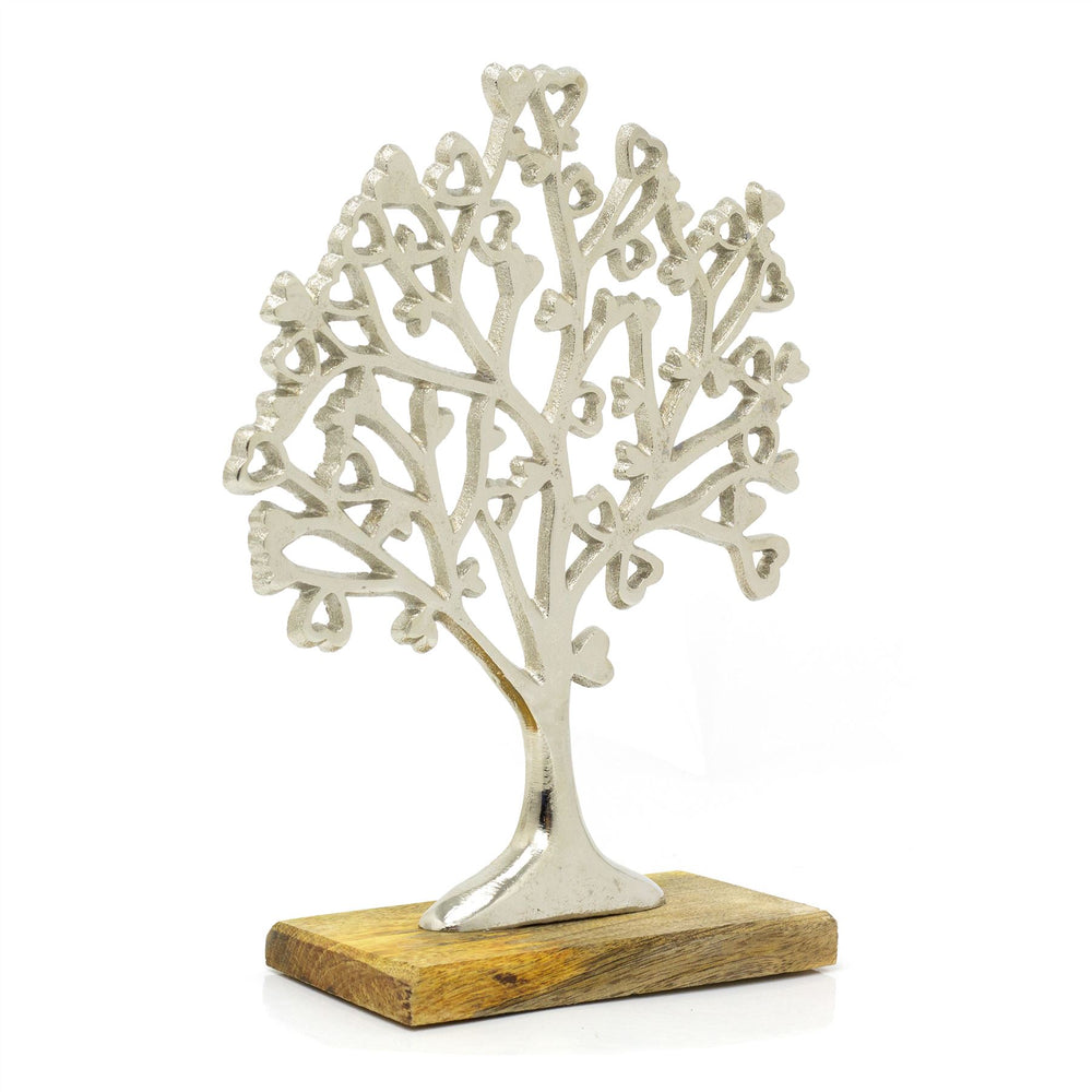 Tree of Life Love Silver Metal Tree