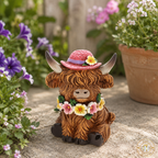 Garden Highland Cow Ornaments