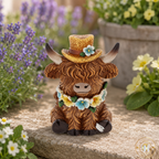 Garden Highland Cow Ornaments
