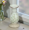 Green Leaf Ceramic Candle Holder