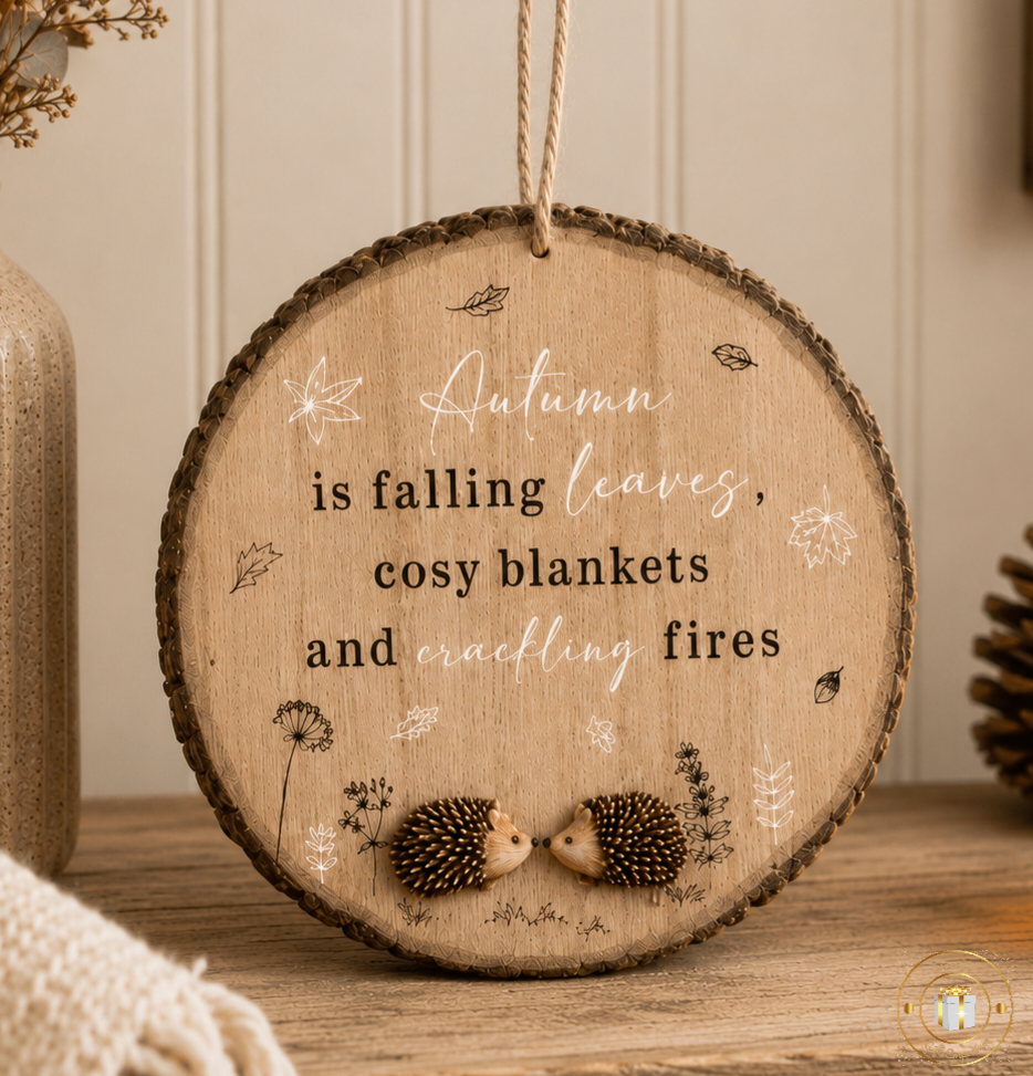Autumn Hedgehog Signs