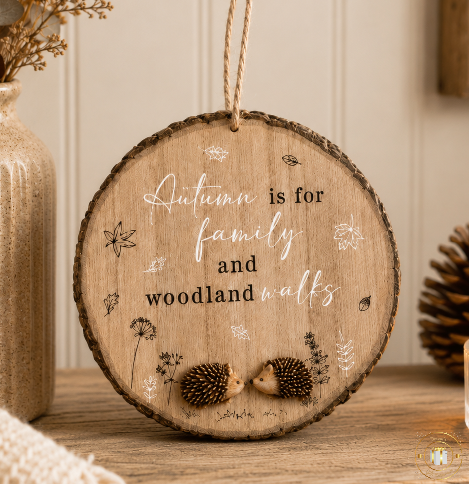 Autumn Hedgehog Signs