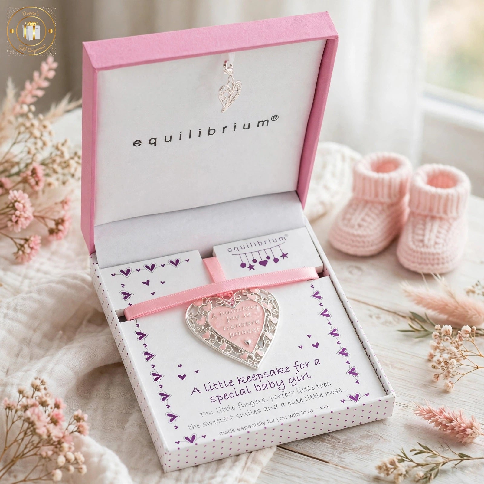 Special Baby Girl Keepsake Heart