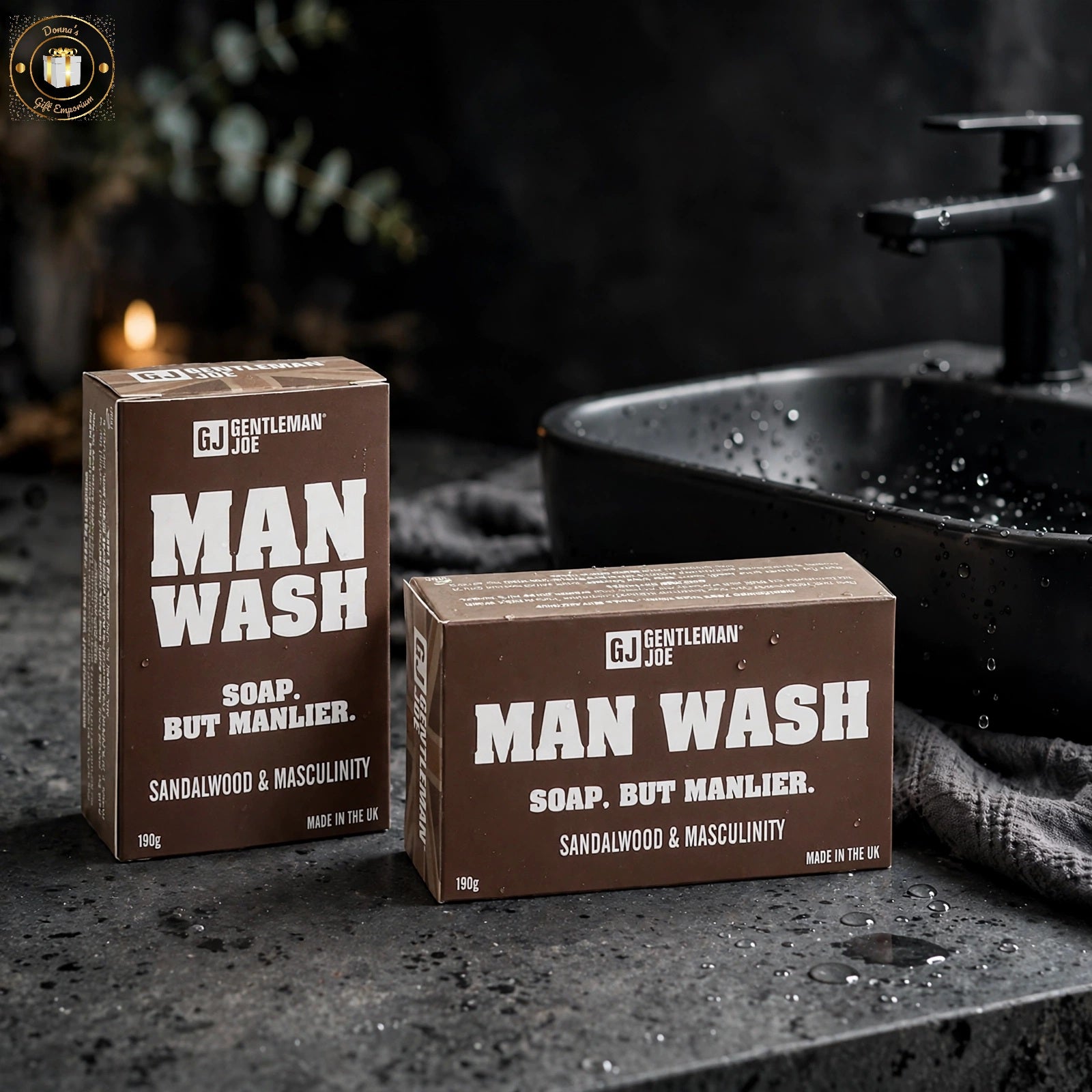 Classic Man Wash Bar - Soap But Manlier - Sandalwood & Masculinity