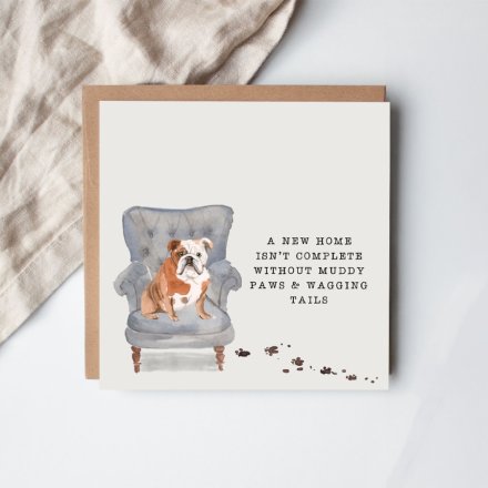 New Home Card British Bulldog
