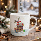 Christmas Bug Art Mug - Santa