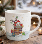 Christmas Bug Art Mug - Santa