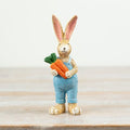 Easter Bunny Rabbit With Carrots.