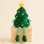 Festive Christmas Shelf Sitter Decorations - Tree Stocking Wreath Present