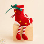 Festive Christmas Shelf Sitter Decorations - Tree Stocking Wreath Present
