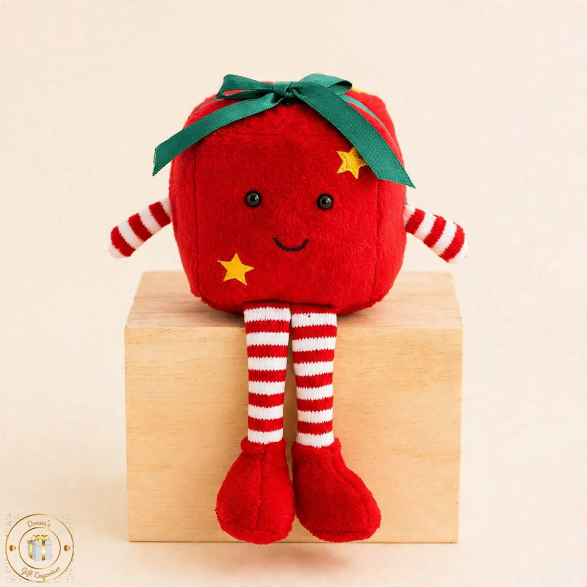 Festive Christmas Shelf Sitter Decorations - Tree Stocking Wreath Present