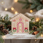 Wooden Gingerbread House Christmas Decoration