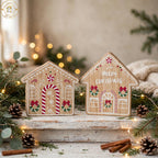 Wooden Gingerbread House Christmas Decoration
