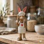Baker Chef Bunny Rabbit With Heart Apron