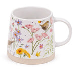 Jan Pashley Wings & Wildflowers Tapered Stoneware Mug