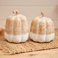 Floral Etched Pumpkins