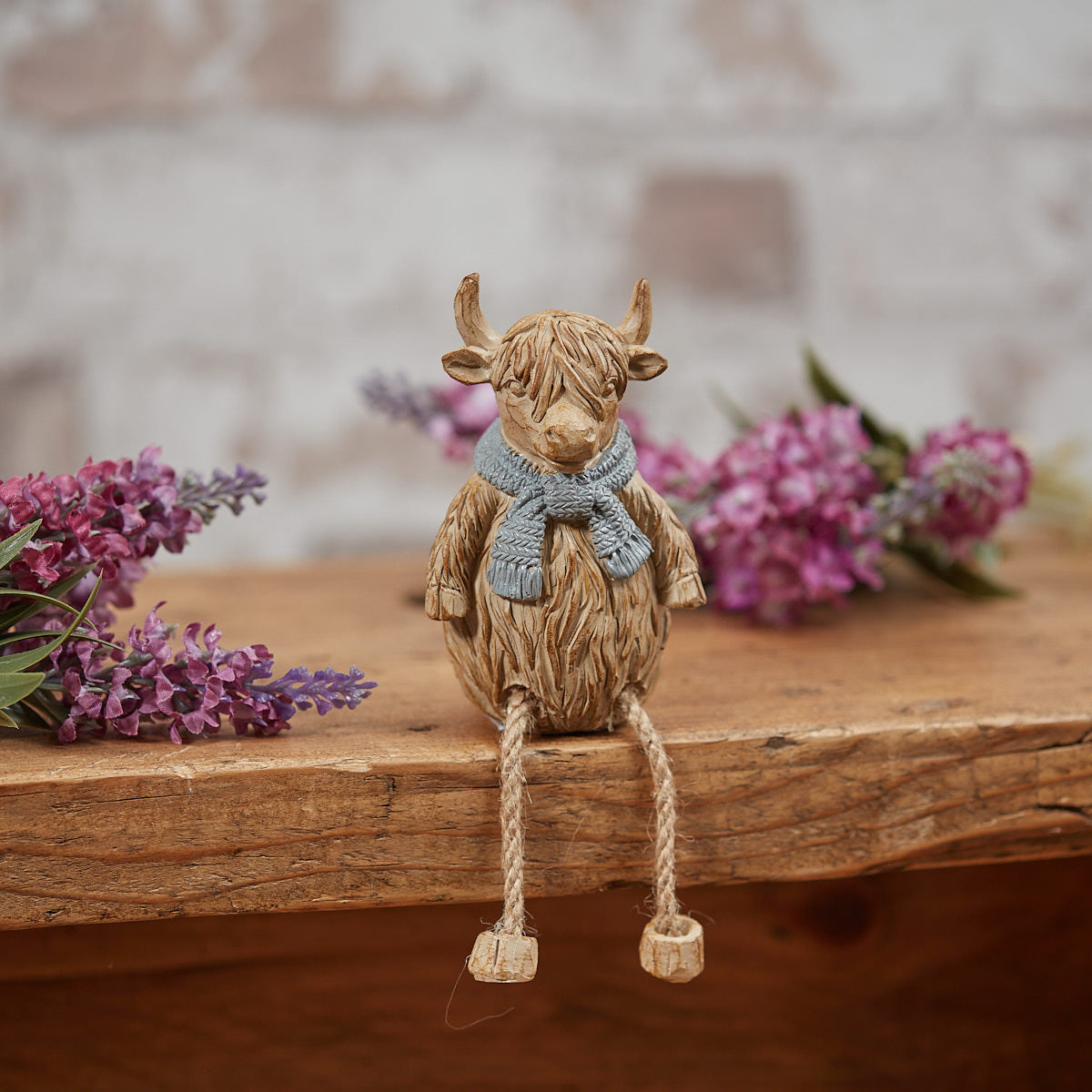 Highland Cow Shelf Sitter