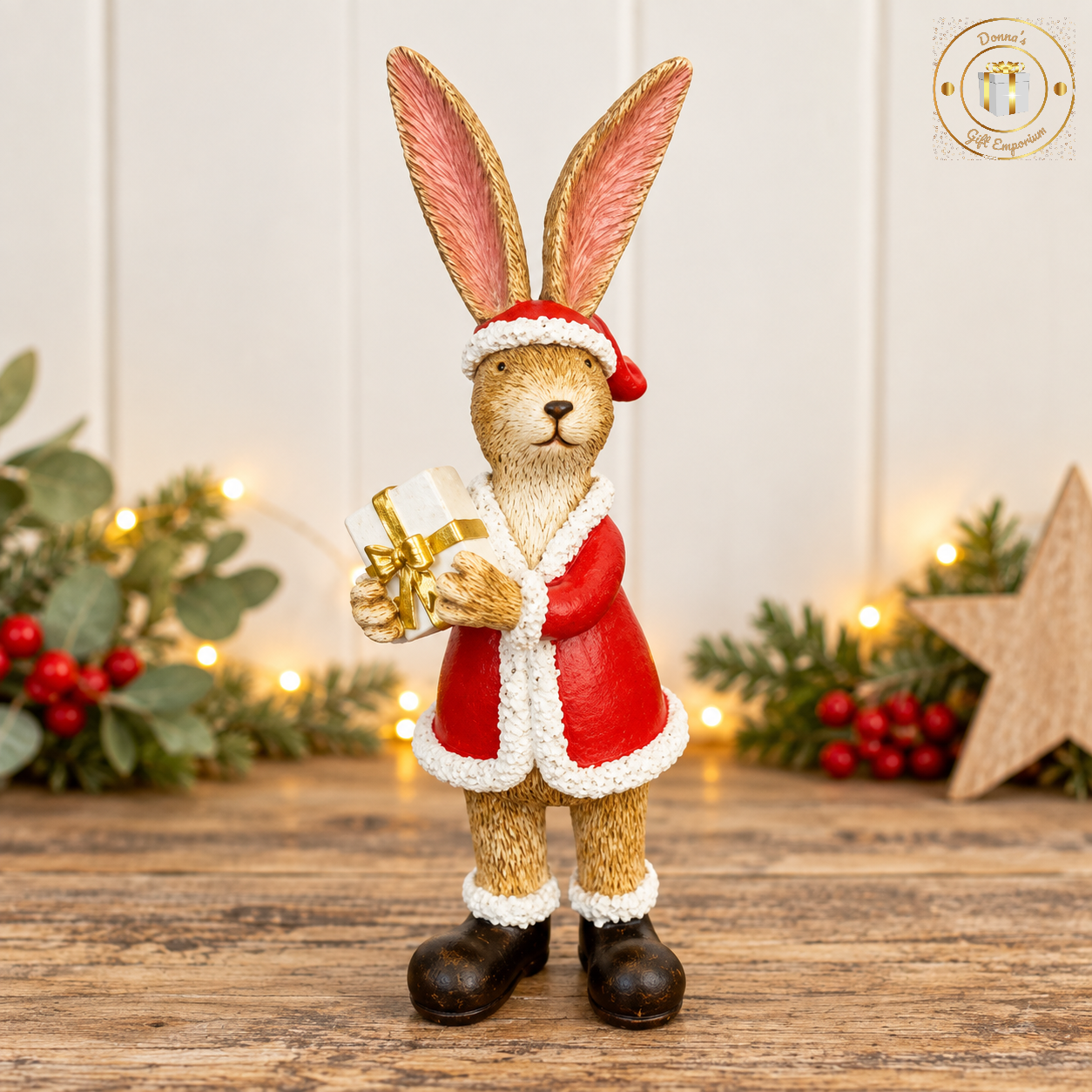 Santa Bunny Rabbit - Standing