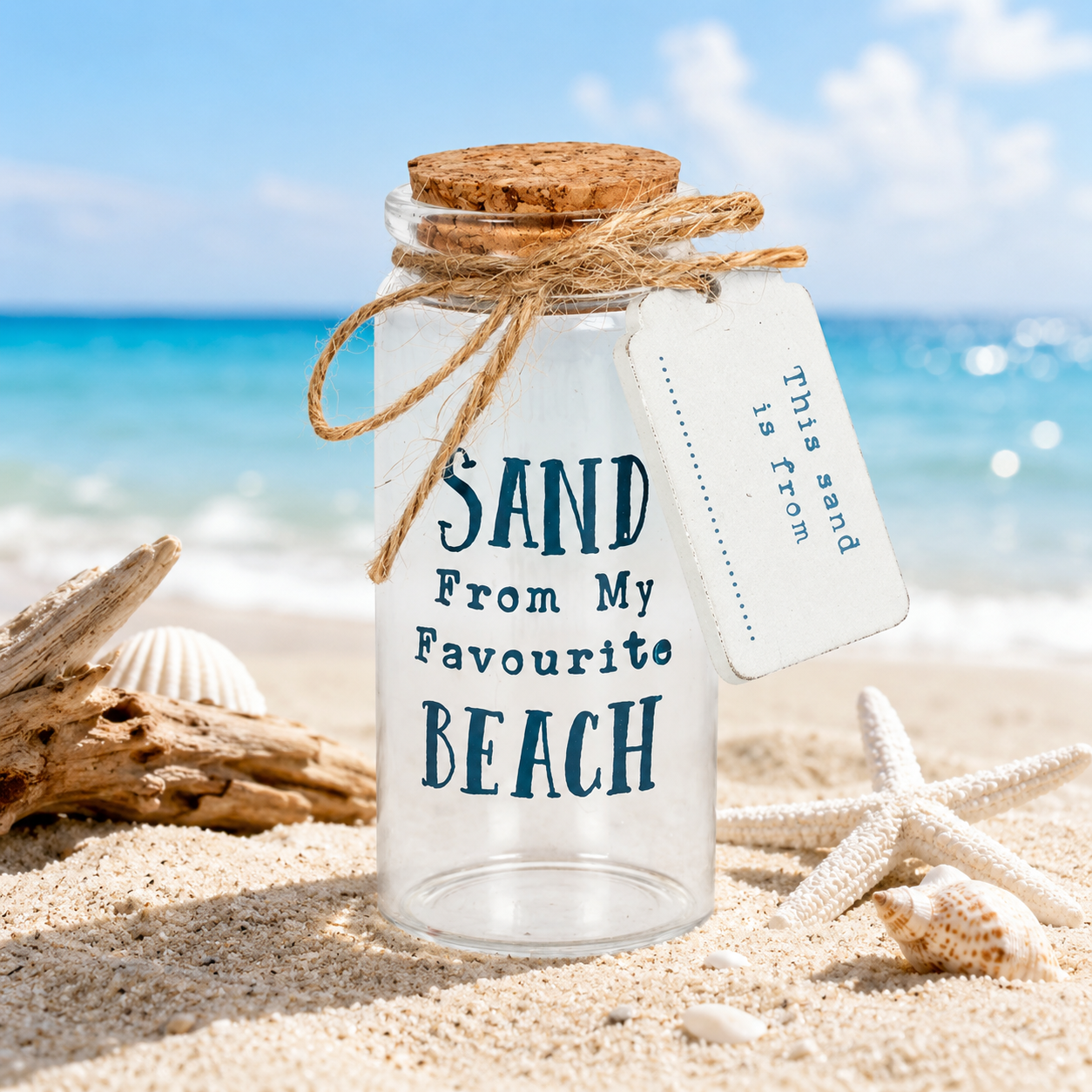 Sand From My Favourite Beach Glass Bottle
