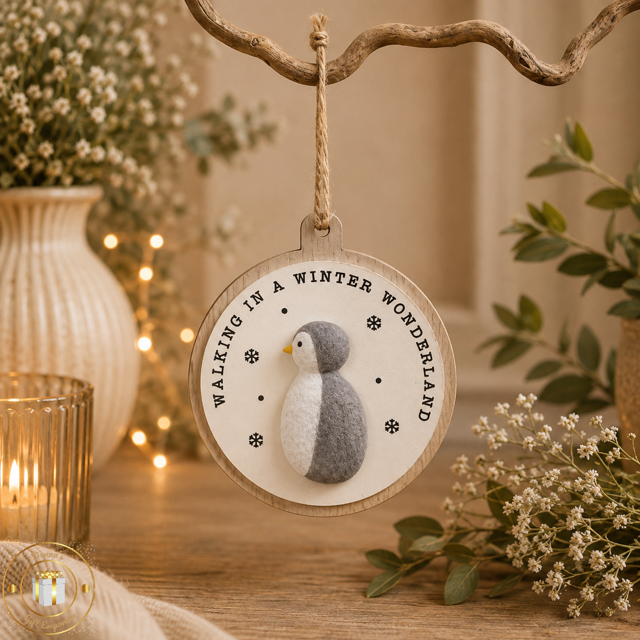 Winter Wonderland Penguin 3D Christmas Tree Decoration