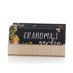 Slate Garden Sign - Mum Dad Grandma Grandad