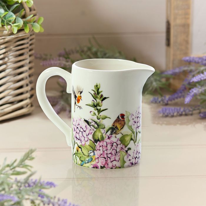 Garden Birds Ceramic Jug
