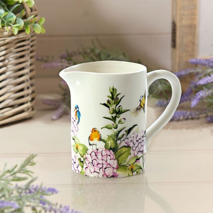 Garden Birds Ceramic Jug