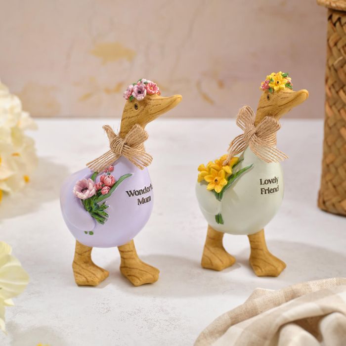 Floral Ducks - Lovely Friend / Wonderful Mum