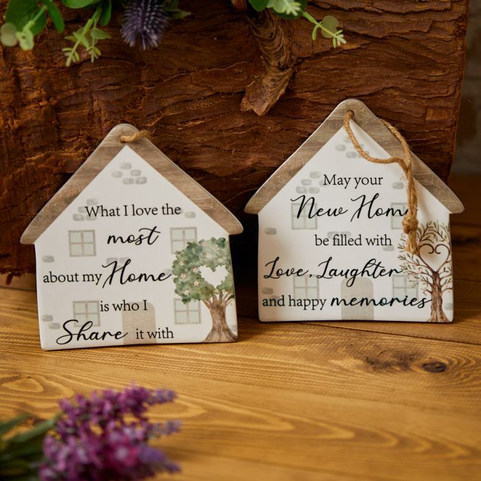 Ceramic Hanging Family Tree Sign - Family & New Home