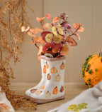 Autumn Pumpkin Wellington Boots Wellies
