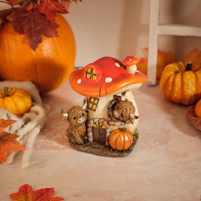 Autumn Mushroom With Highland Cows *** PRE-ORDER ***