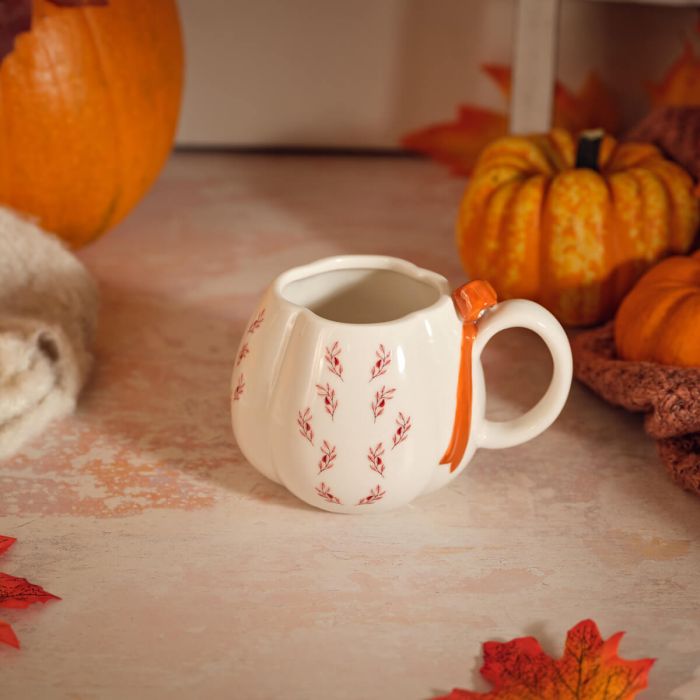 Autumn Pumpkin & Bow Mug *** PRE-ORDER ***