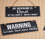 Dad Slate Signs - Father's Day