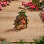Merry Christmas Robin Tree Hanging Decoration
