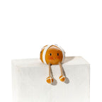 Resin Hot Cross Bun Dangly Shelf Sitter.