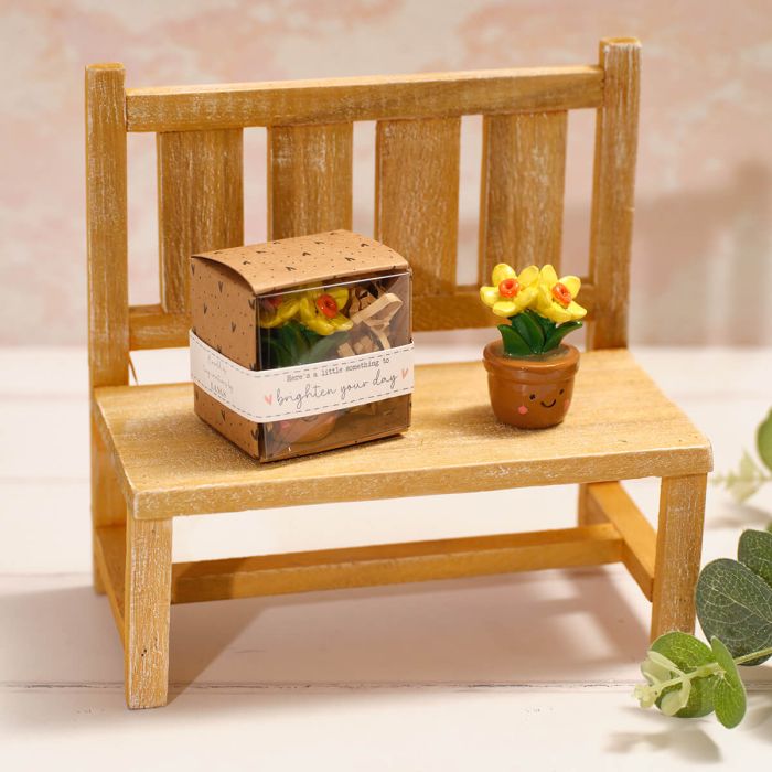 Tiny World Daffodil Plant Pot Keepsake