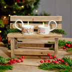 2nds Christmas Robin T-Light Holders