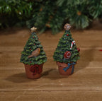 Christmas Tree Robin & Candy Cain Ornaments PRE-ORDER