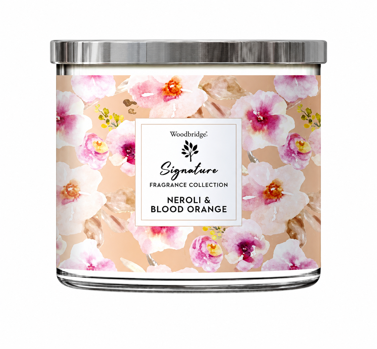 Neroli & Blood Orange Tumbler Jar Candle - 3 Wick