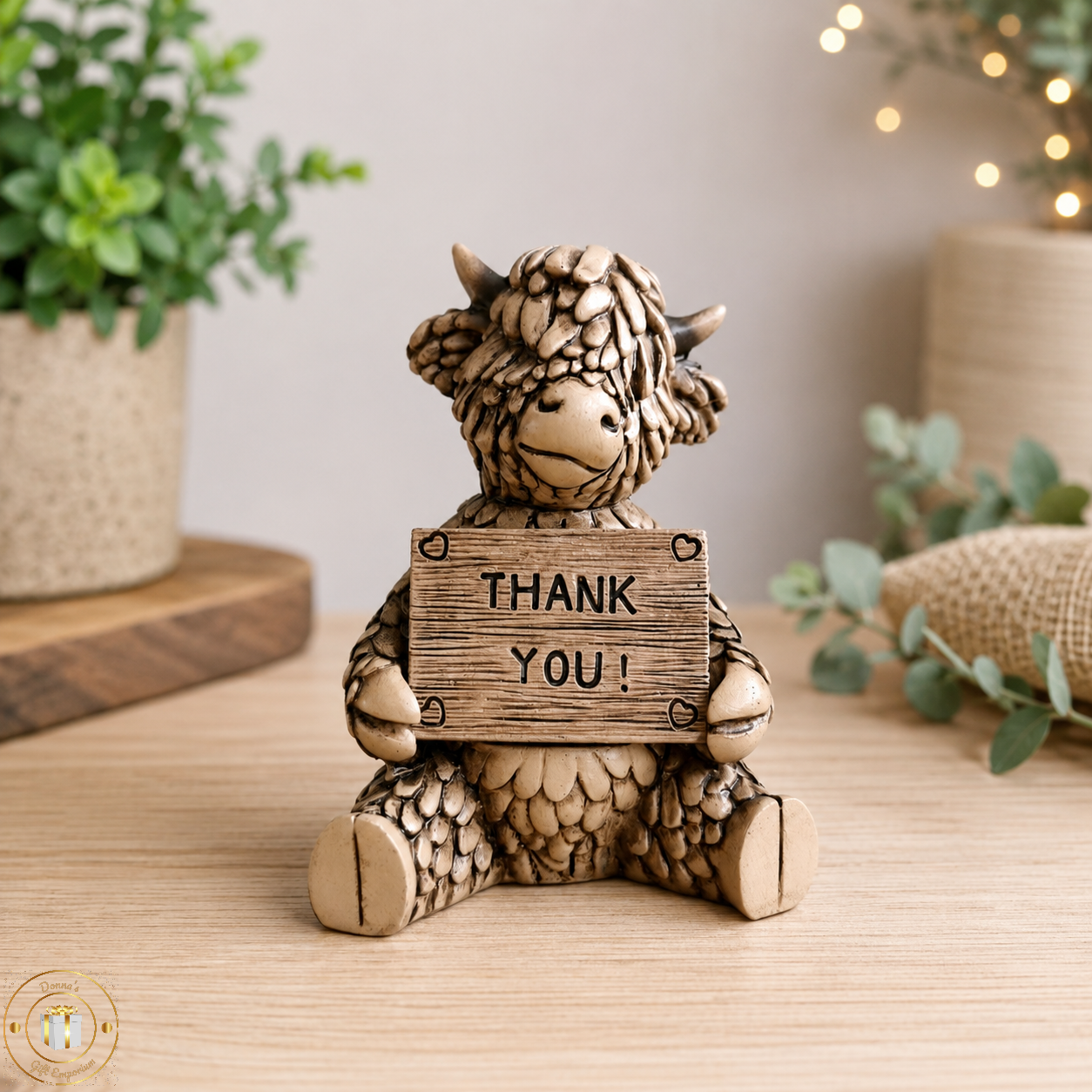 Highland Cow Thank You