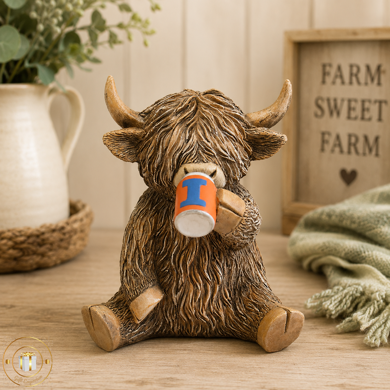 Can Pop Highland Cow