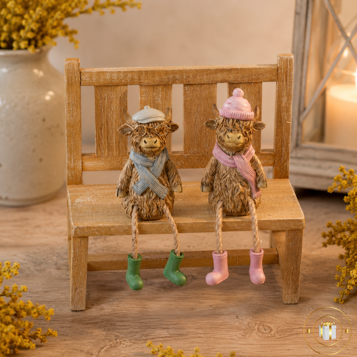 Highland Cow Shelf Sitter