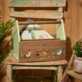 Wooden Garden Birds Caddy Trug
